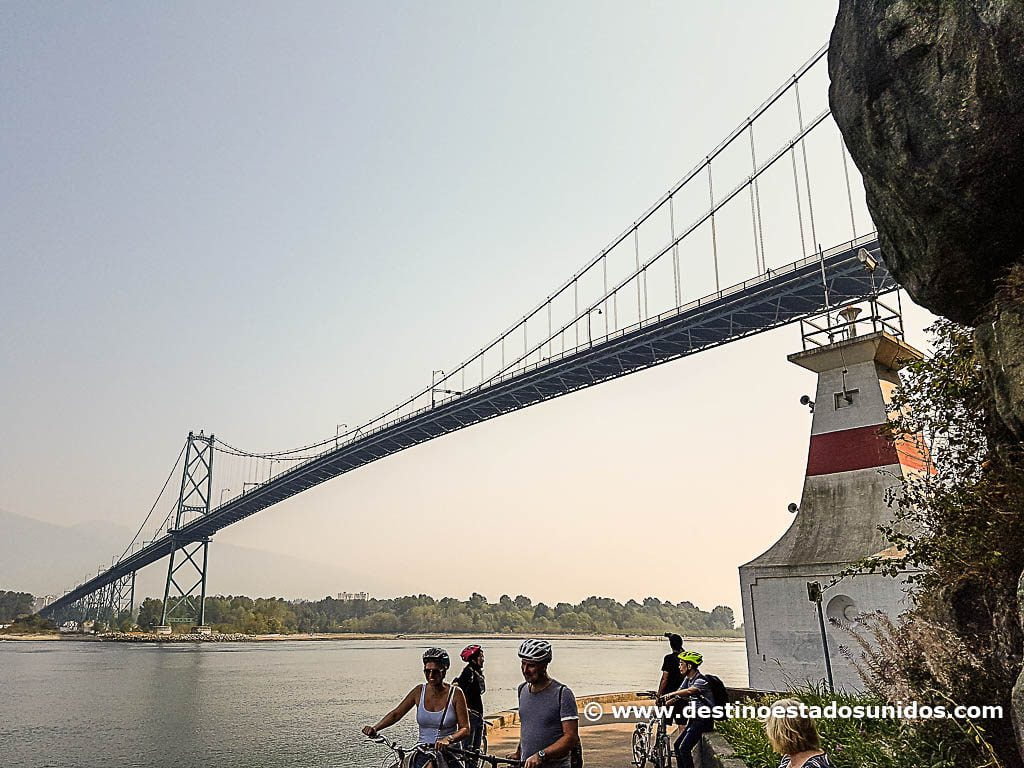 Paseando en bici por Vancouver
