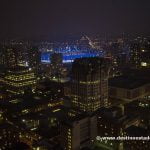 Vistas desde Vancouver Lookout de noche