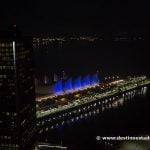 Vistas desde Vancouver Lookout de noche