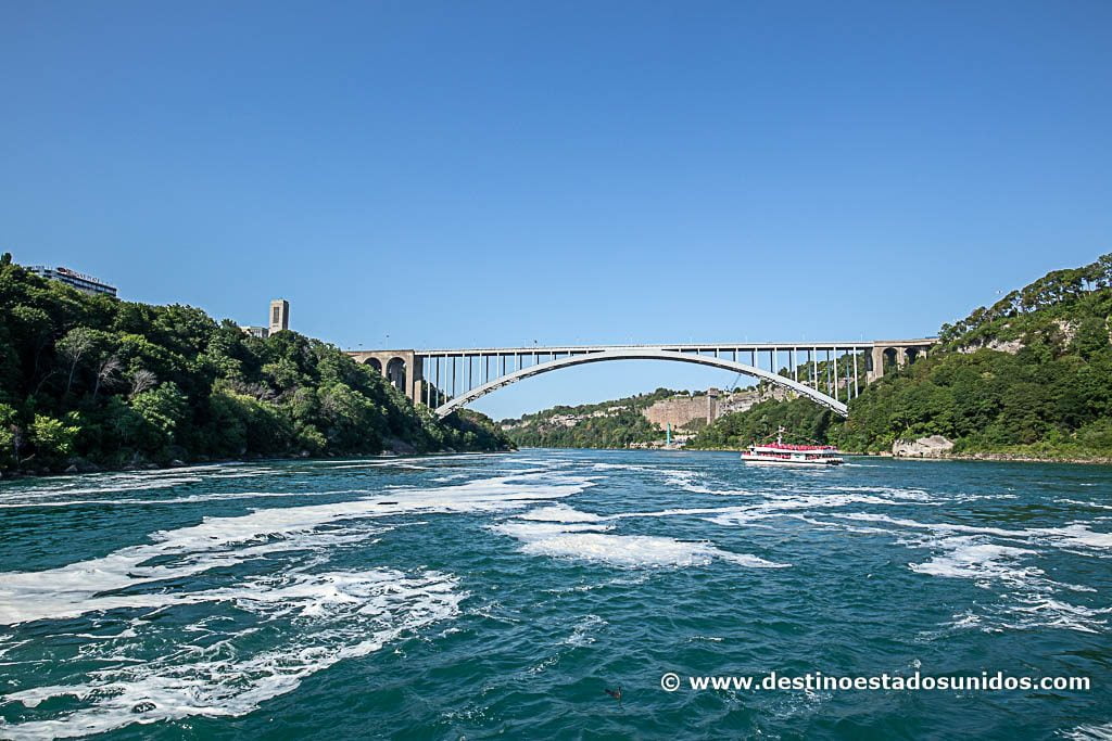 El puente que une USA con Canadá
